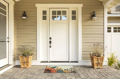 Outdoor floor mat Sunflower Flora