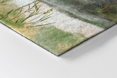 Outdoor mat Landscape with a stream