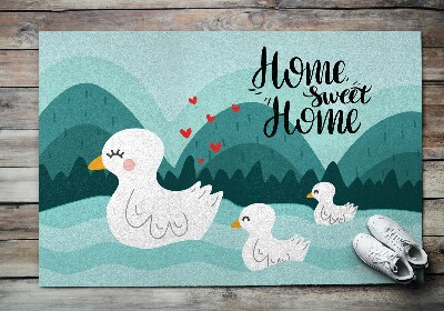 Outdoor mat Sweet Home Ducklings