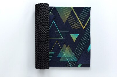 Outdoor mat Triangular figures