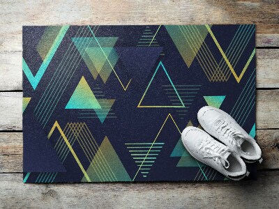 Outdoor mat Triangular figures