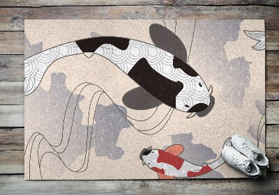 Outdoor mat Koi carp