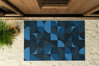 Front door rug Geometric design