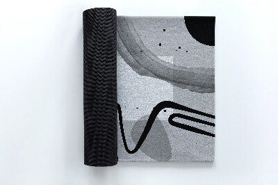 Outdoor mat Geometric structures