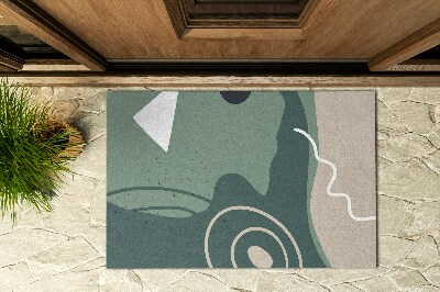 Outdoor mat Geometric design