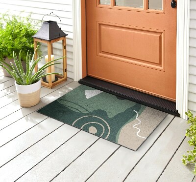 Outdoor mat Geometric design