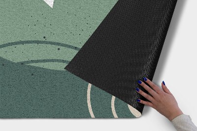 Outdoor mat Geometric design