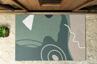 Outdoor mat Geometric design