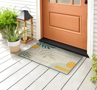 Outside door mat Vegetable Abstraction