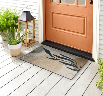 Outdoor door mat Vegetable Abstraction