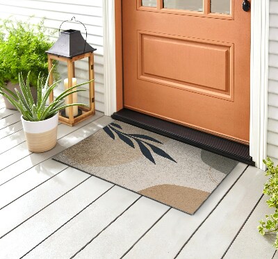 Front door doormat Vegetable abstraction