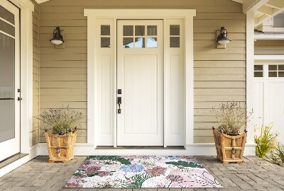 Outdoor mat Colourful Flowers