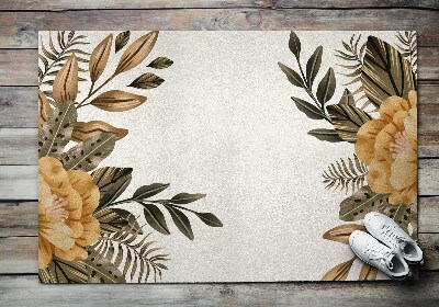Outdoor mat Floristic arrangements