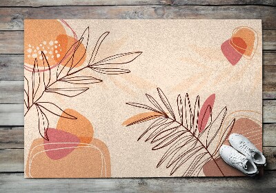 Outdoor mat Geometric Leaves