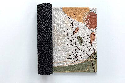 Outdoor mat Geometric Flowers