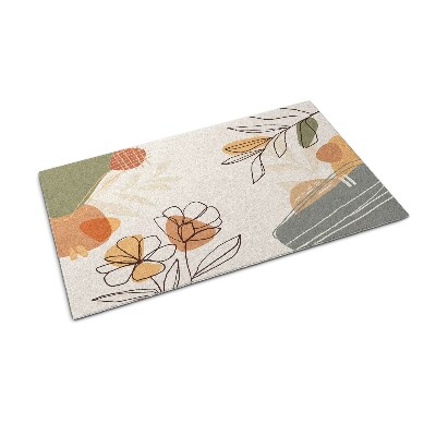 Outdoor door mat Geometric Flowers