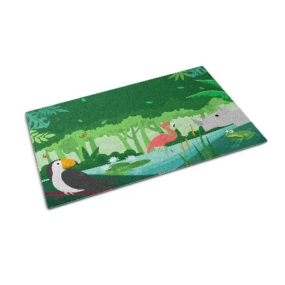 Outdoor mat Tropical Animals