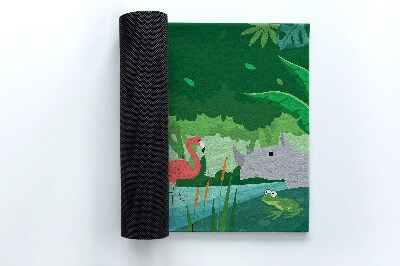 Outdoor mat Tropical Animals