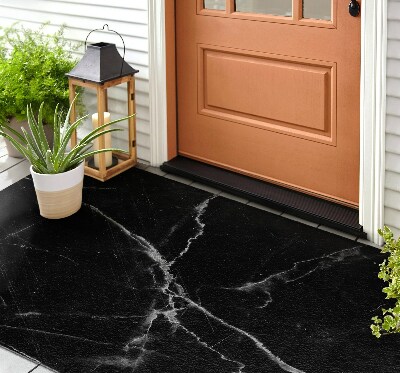 Outdoor door mat Dark Marble