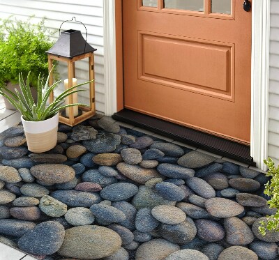 Outdoor door mat Stones