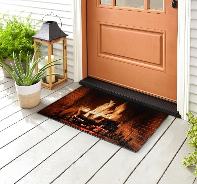 Outdoor door mat Fire