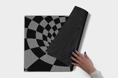 Outdoor door mat Optical illusion