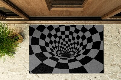 Outdoor door mat Optical illusion