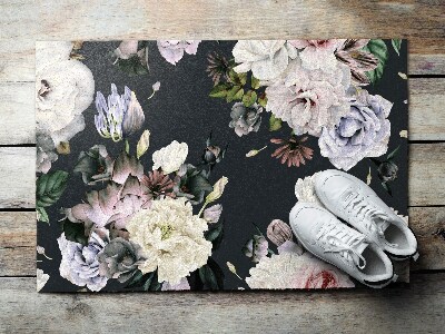 Outdoor door mat Floral composition