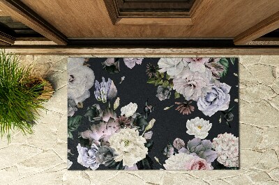 Outdoor door mat Floral composition
