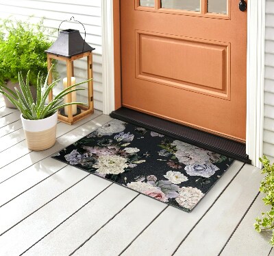 Outdoor door mat Floral composition