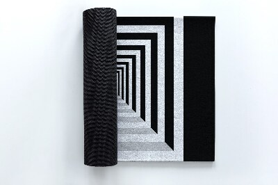 Outdoor door mat Three-dimensional Tunnel