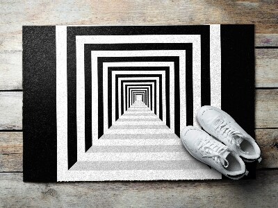 Outdoor door mat Three-dimensional Tunnel