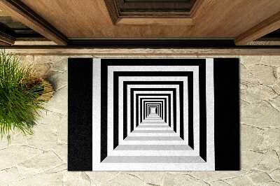 Outdoor door mat Three-dimensional Tunnel