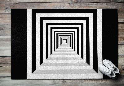 Outdoor door mat Three-dimensional Tunnel