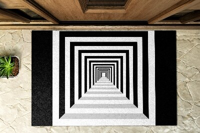 Outdoor door mat Three-dimensional Tunnel