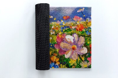 Outdoor door mat Floral meadow