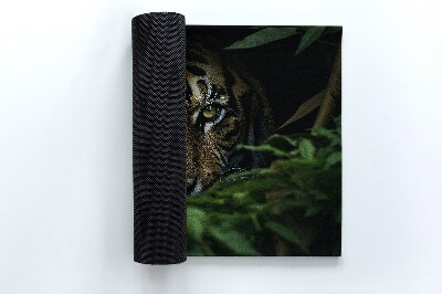 Front door doormat Tiger in the jungle