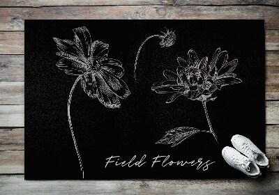 Front door doormat Chamomile flower