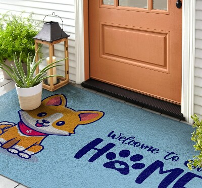 Outdoor floor mat Welcome home