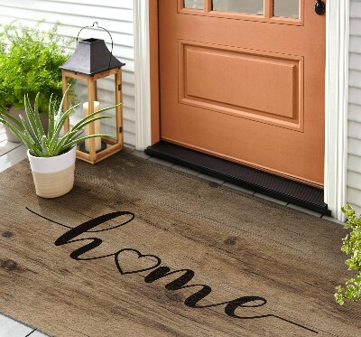 Front door mat Wood Home