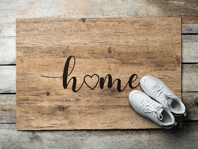 Front door mat Wood Home