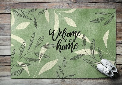 Front door mat Welcome home