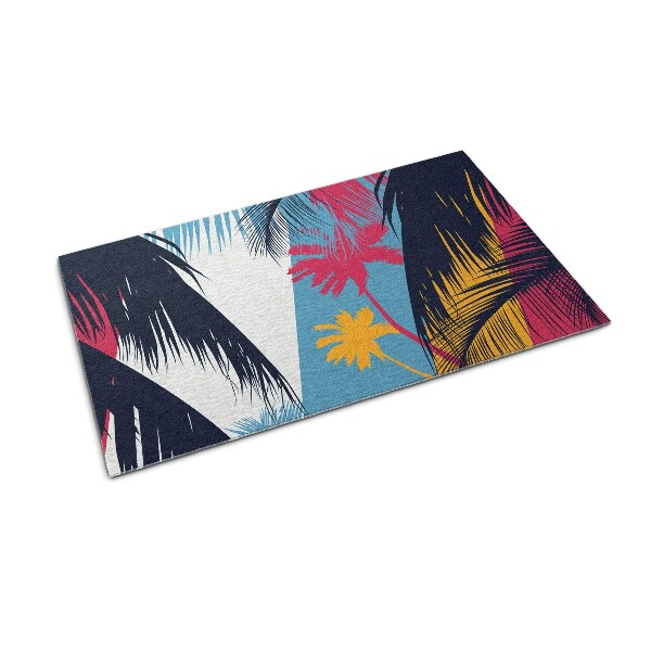 Front door mat Palm Landscape