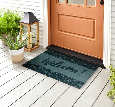 Front door mat Welcome