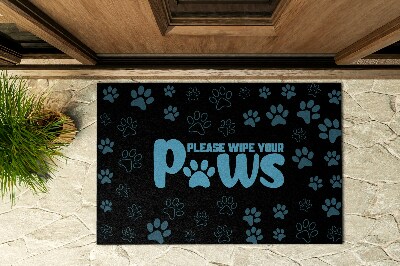 Outdoor floor mat Wipe paws