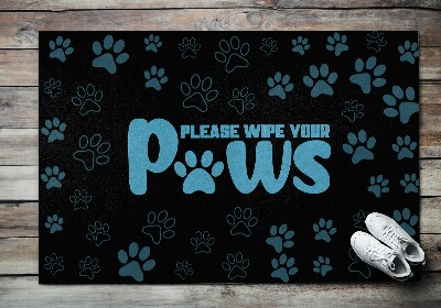 Outdoor floor mat Wipe paws