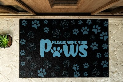 Outdoor floor mat Wipe paws