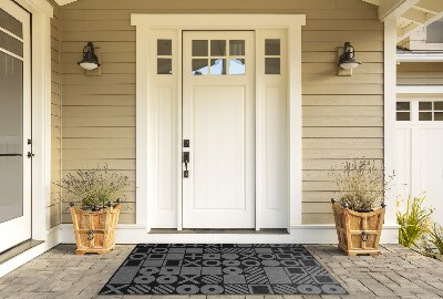 Outdoor floor mat Quadrangles