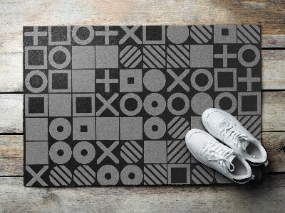 Outdoor floor mat Quadrangles