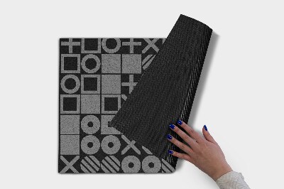 Outdoor floor mat Quadrangles